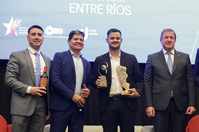 Empresario entrerriano ganó el Premio Joven Empresario Argentino 2024 que entrega CAME